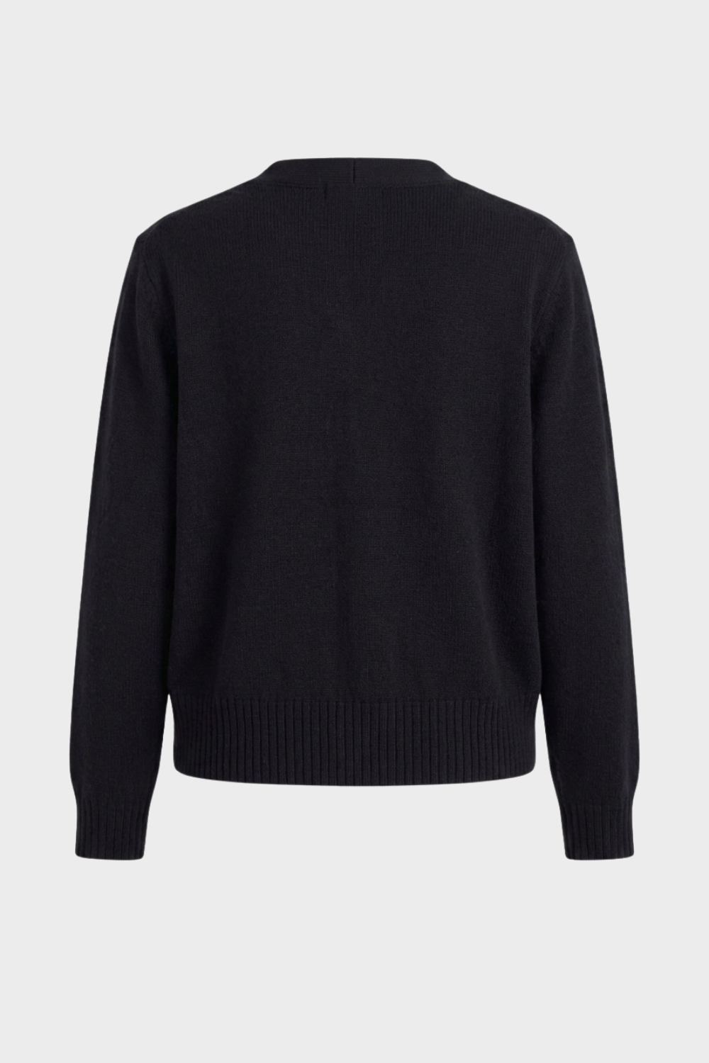 Damen Knopf-Cardigan | V-Ausschnitt & Goldfarbene Knöpfe