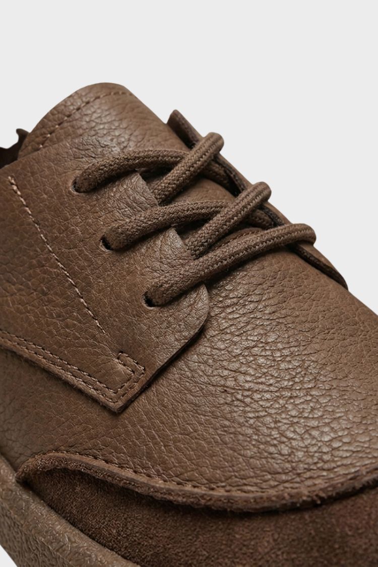 Herren Schnür-Sneaker | Runde Zehenpartie & Sichtbare Sohlennaht