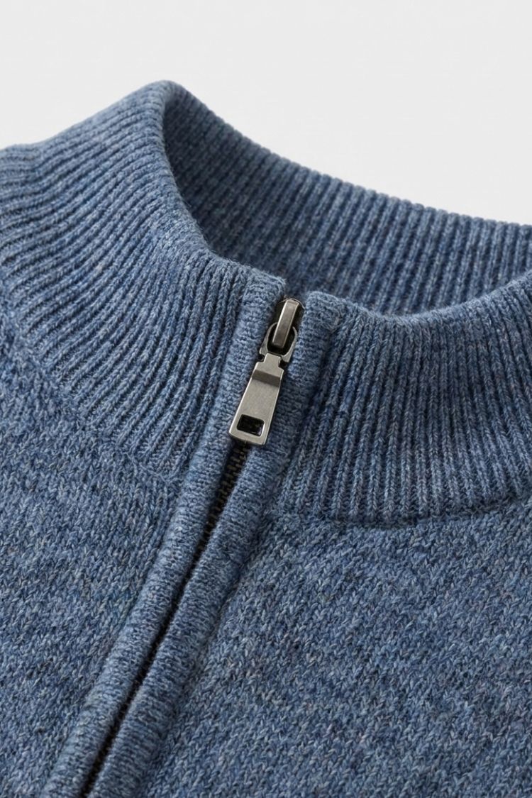 Herren Half-Zip Pullover | Streifen