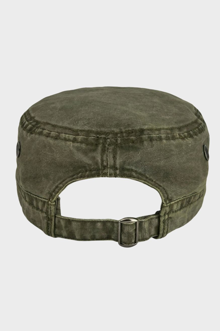 Herren Military-Style Kappe | Kurzer Schirm & Verstellbarer Verschluss