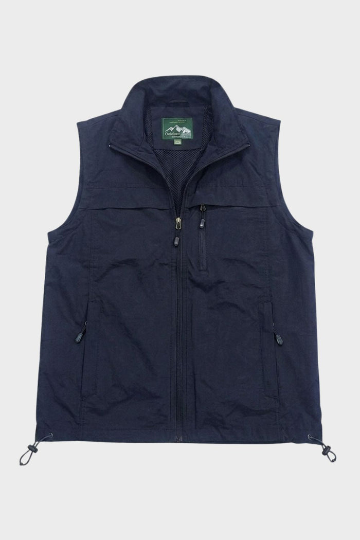 Herren Outdoor-Weste | Stehkragen