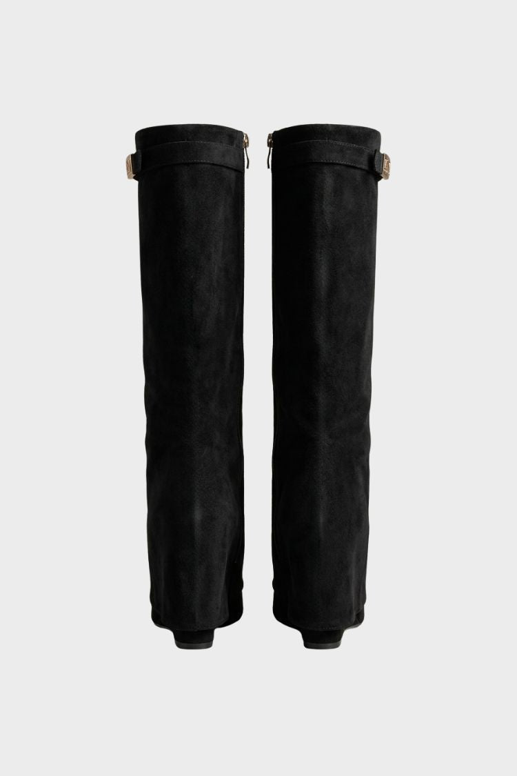 Damen Hohe Stiefel | Spitze Front & Schmale Silhouette