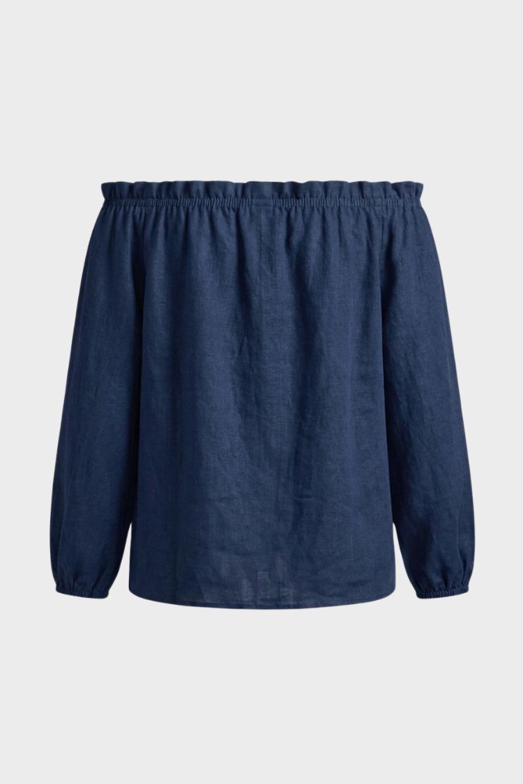 Damen Off-Shoulder Bluse | Lange Ärmel