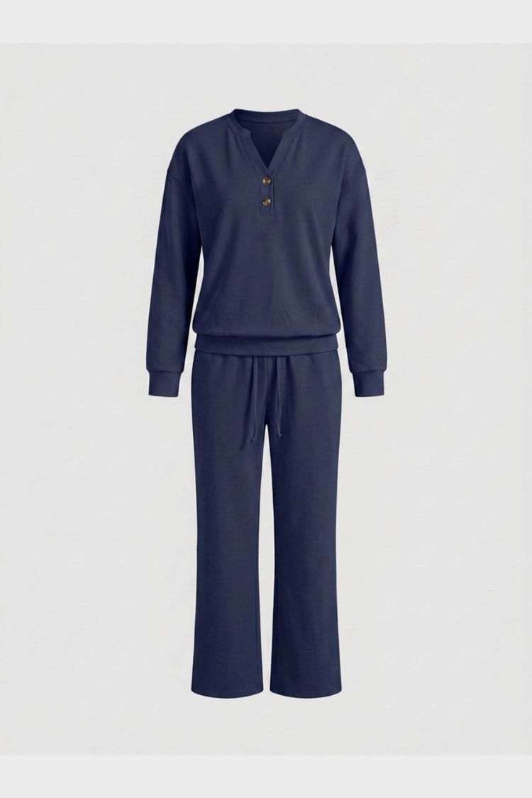Damen 2-Teiler Set | Weite Hose
