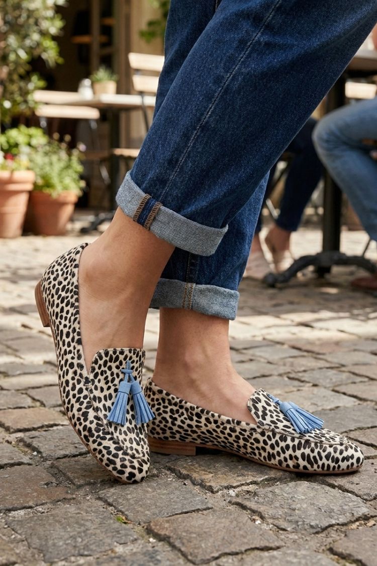 Damen Loafer mit Spitzer Zehenpartie | Flaches Slip-On-Design