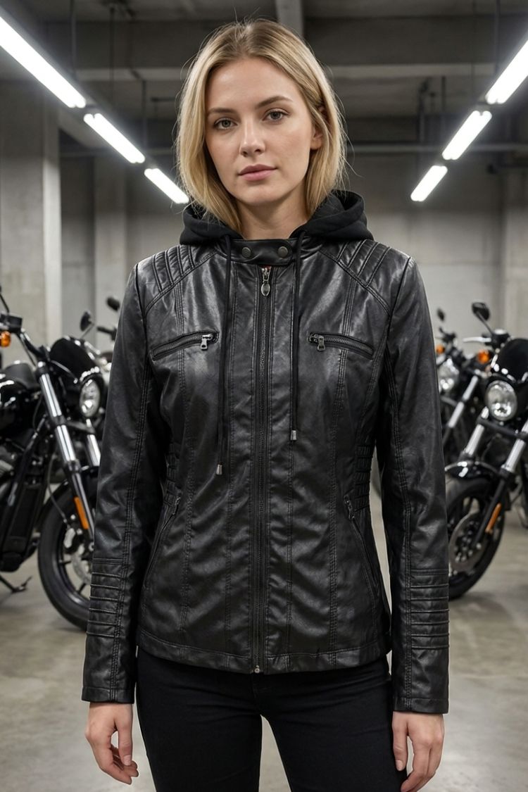Damen Kapuzenjacke | Taillierte Silhouette