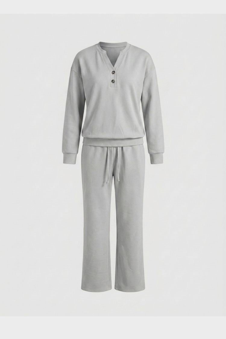 Damen 2-Teiler Set | Weite Hose