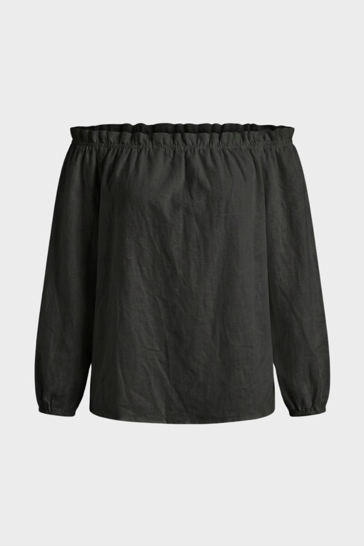 Damen Off-Shoulder Bluse | Lange Ärmel