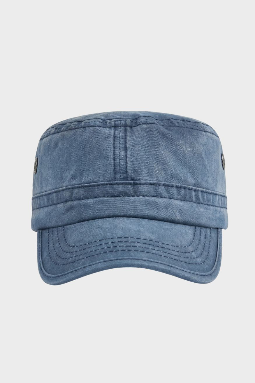 Herren Military-Style Kappe | Kurzer Schirm & Verstellbarer Verschluss