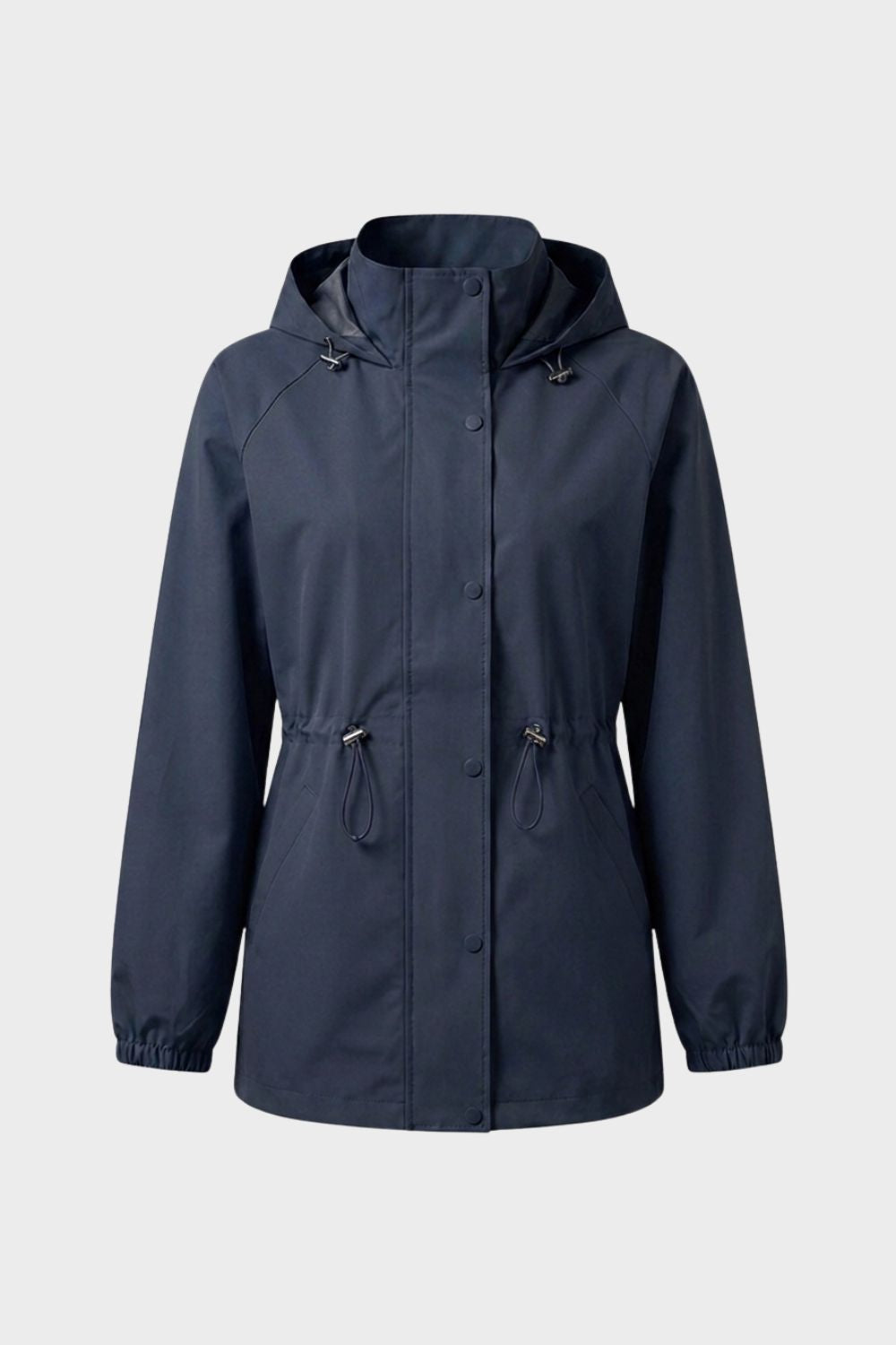 Damen Kapuzenjacke | Verstellbarer Taillenbund