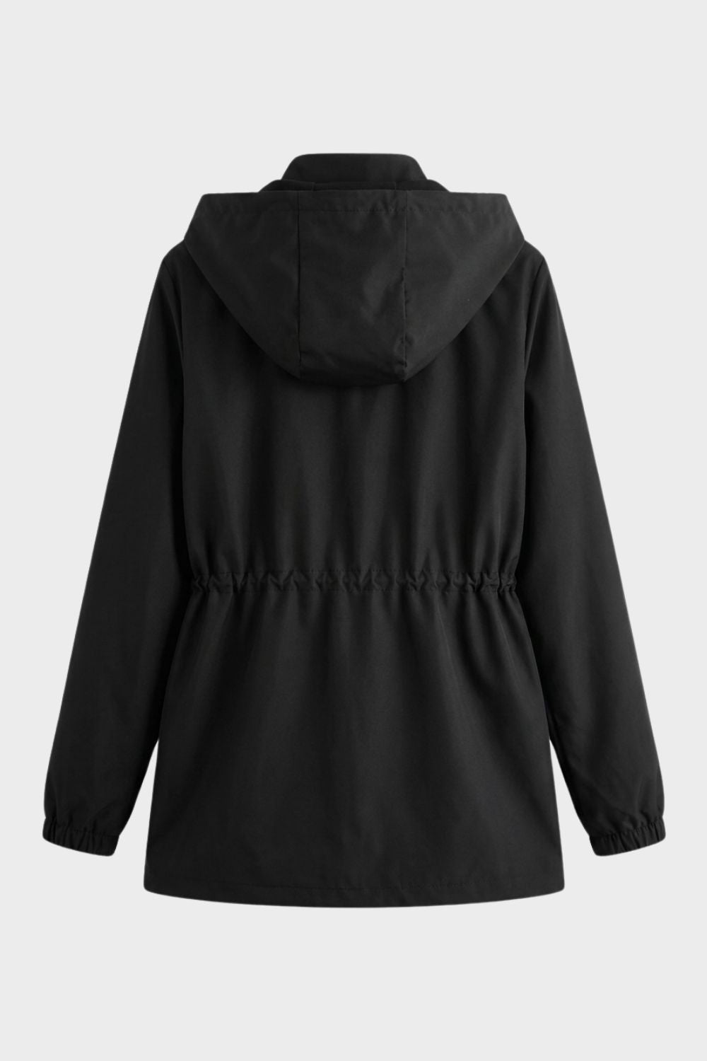 Damen Kapuzenjacke | Verstellbarer Taillenbund